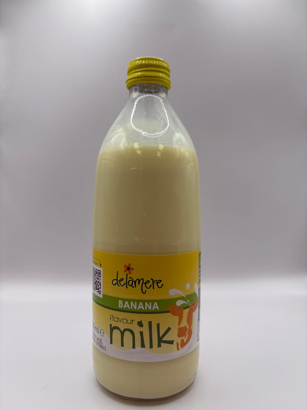 Banana Milkshake 500ml Glass £1.55